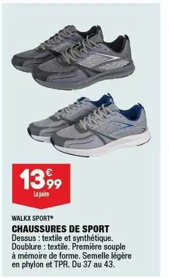 ALDI Chaussures de sport walkx sport offre