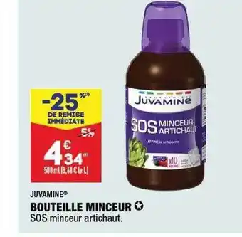 ALDI Bouteille minceur juvamine offre