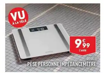 ALDI Pèse personne impédancemètre offre