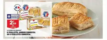 ALDI 8 feuilletés jambon emmental ou 8 feuilletés emmental offre