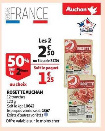 Auchan Rosette auchan offre