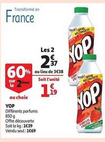 Auchan Yop offre