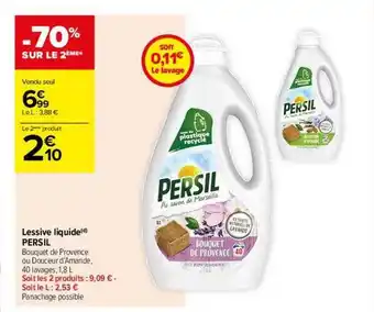 Carrefour Contact Lessive liquide persil offre