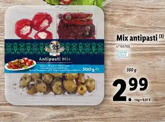 Lidl Mix Antipasti offre
