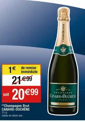 Champagne brut canard-duchĂȘne