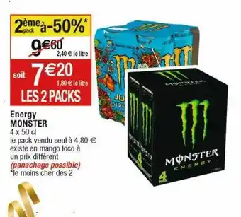 Cora x Carrefour Energy monster offre
