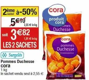 Cora x Carrefour Pommes duchesse cora offre