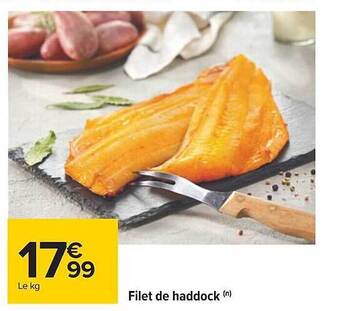 Carrefour Filet de haddock offre