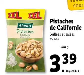 Lidl Pistaches De Californie offre