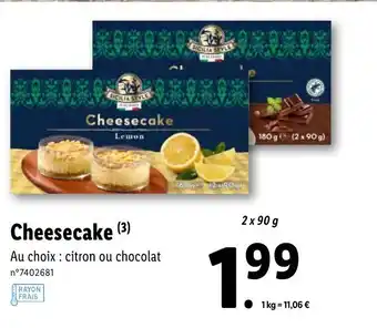 Lidl Cheesecake offre