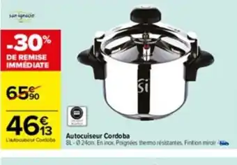 Carrefour Autocuiseur Cordoba offre
