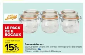 Carrefour Gamme de Bocaux offre
