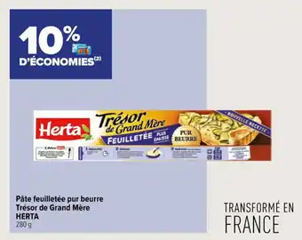 Pâte feuilletée Pur Beurre Tresor de Grand Mere Herta