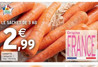 Intermarché Carotte offre
