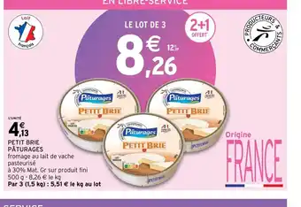 Intermarché Petit Brie Paturages offre