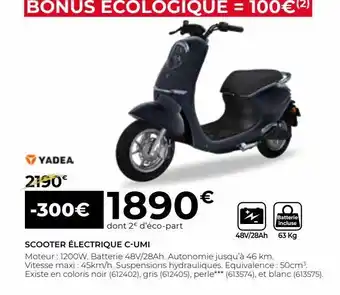 Scooter electrique c-umi