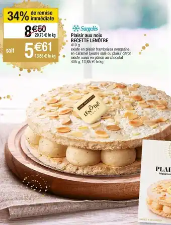 Cora x Carrefour Gâteau offre