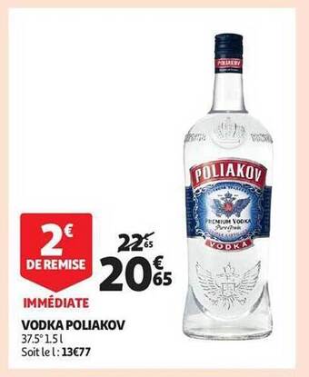 Auchan Vodka poliakov offre