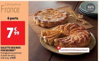 Auchan Galette des rois pur beurre offre