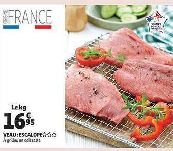 Auchan Veau : escalope*** offre