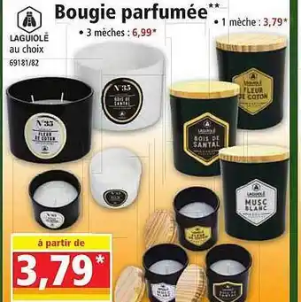 Norma Bougie parfumée laguiole offre