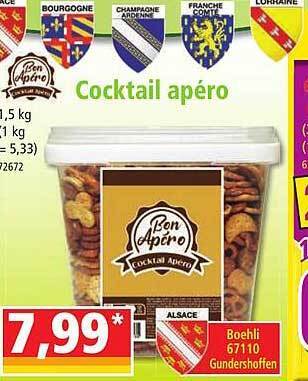 Norma Cocktail apéro offre