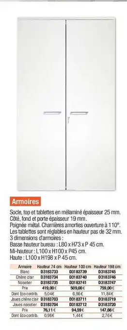 Armoires