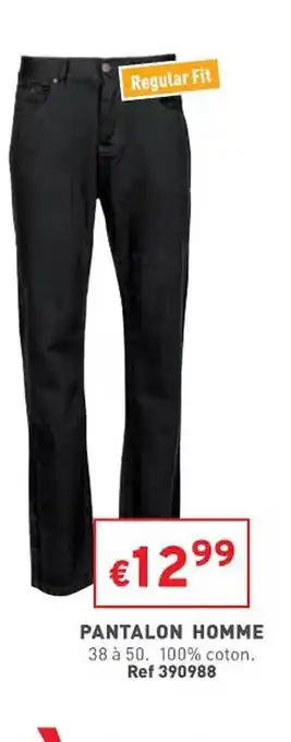 Trafic Pantalon homme offre