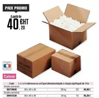 Plein ciel Caisse offre