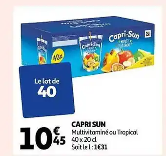 Auchan Capri sun offre