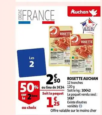 Auchan Rosette auchan offre