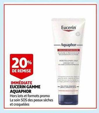 Auchan Eucerin gamme aquaphor offre