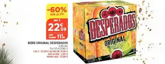Maximarché Bière original desperados offre