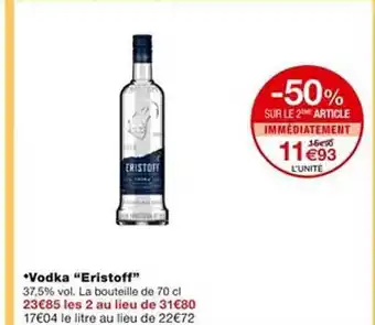 Monoprix Vodka offre