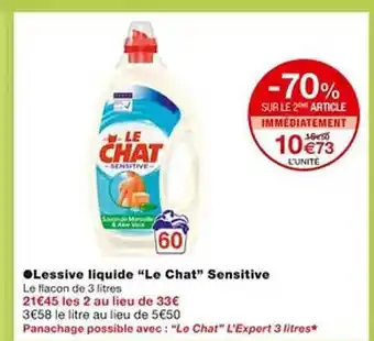 Monoprix Lessive liquide offre