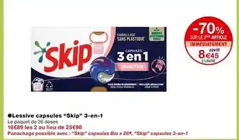 Monoprix Lessive capsules offre