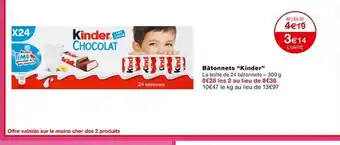 Monoprix Bâtonnets offre