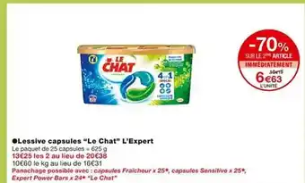Monoprix Lessive capsules offre
