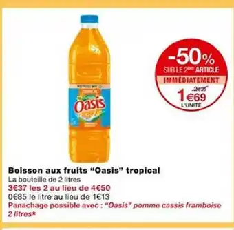 Monoprix Boisson aux fruits offre