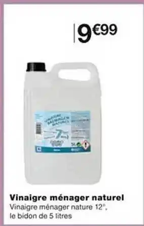 Monoprix Vinaigre ménager naturel offre