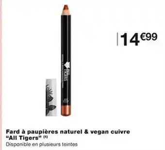 Monoprix Fard à paupières naturel & végan cuivre offre