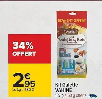 Carrefour Kit galette vahiné offre