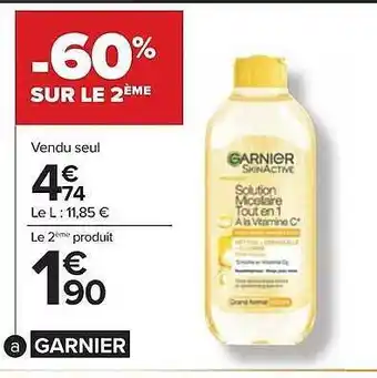Carrefour Garnier offre