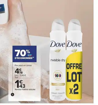 Carrefour Dove offre