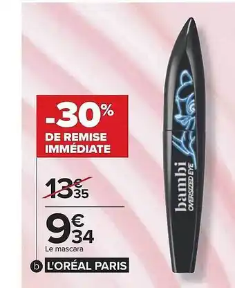 Carrefour L'oréal paris offre