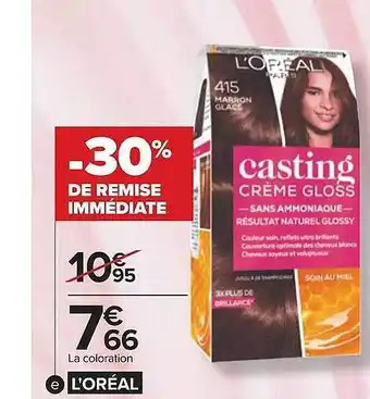Carrefour L'oréal offre