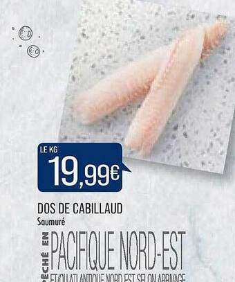 Match Dos de cabillaud offre