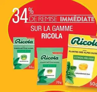 Match La gamme ricola offre