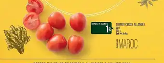 Tomate cerise allongée