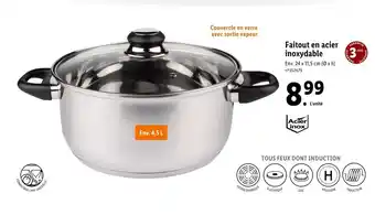 Lidl Faitout En Acier Inoxydable offre